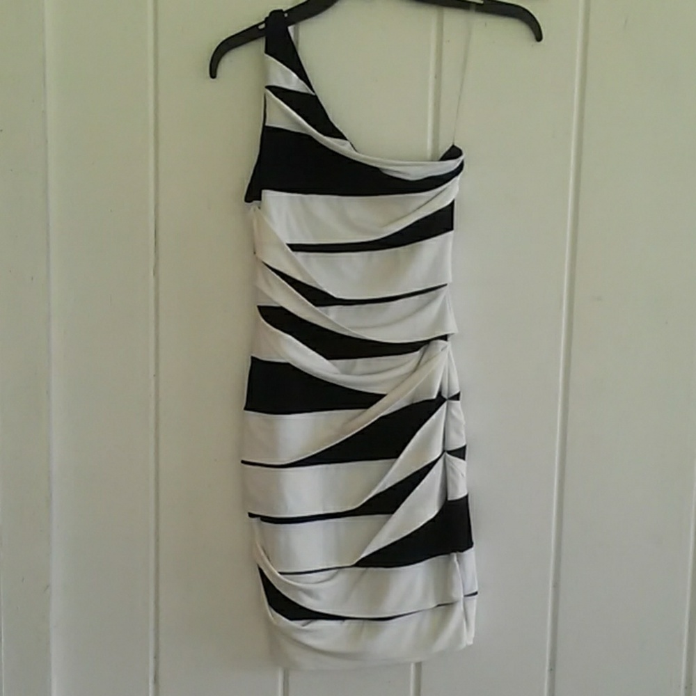 Body Central one shoulder dress